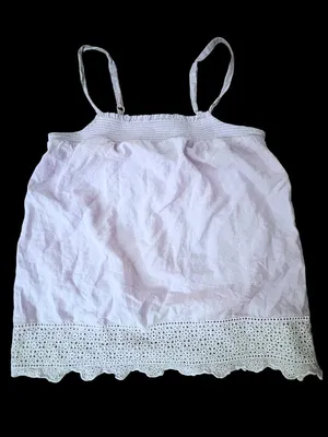 Rachel Ashwell Light Lavender Lace-Trim Camisole Tank Top thumbnail 3