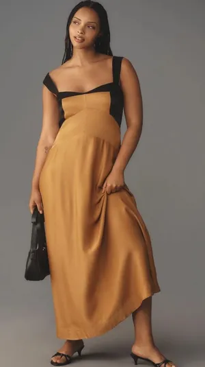 Maeve Jocelyn Sleeveless Slip Midi Dress size medium thumbnail 1