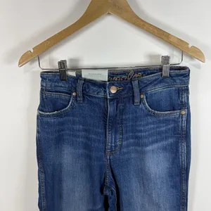 Wrangler Retro Jeans Womens 27x32‎ High Rise Trouser Flared Medium Wash Cowboy thumbnail 3