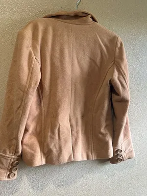 American Eagle Outfitters Women's‎ Tan Double-Breasted Peacoat y2k size medium thumbnail 2