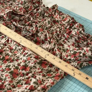 Free People Floral Blouse in Orange and Green vintage combo thumbnail 11