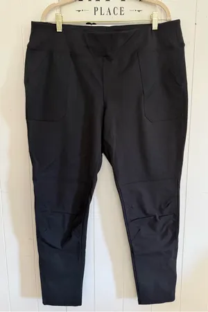 Carhartt Force Womens Utility Stretch Pants Size XL Black Fitted Pull On Slim thumbnail 1
