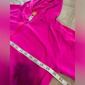 Lucy Hoodie Size Large Hot Pink Athletic Cropped Casual thumbnail 6