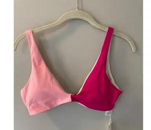 L*Space Color-Block Luna Top Crystal Pink/Bougainvillea LG (36C-D) thumbnail 5