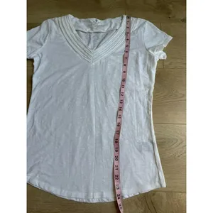 EUC Womens Kuhl Sora Short Sleeve Top white hiking outdoors lightweight size S thumbnail 6