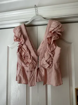 Revolve Aureta ruffle top Pink thumbnail 4