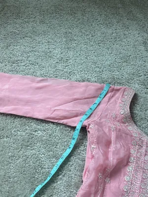 Light pink Indian/Pakistani Dress (suit) thumbnail 7