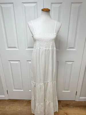 Guapa Agra‎ White Dress - Size L - NEW with Tags. thumbnail 3