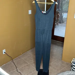 Free People FP Beach Bicoastal Romper Charcoal Gray Size Small Lounge thumbnail 5