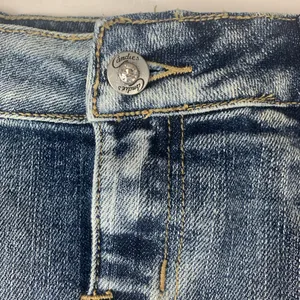 Candie's size 5 30 Asymmetrical Denim White Skirt ruffle cowgirl y2k vintage vib thumbnail 5
