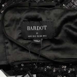 Bardot Black Sequin Cutout‎ Dress - Extra Small thumbnail 5