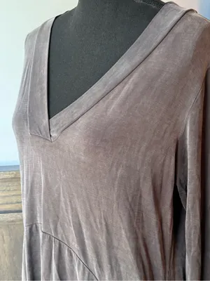 Anthropologie Dolan West Coast V-Neck Long Sleeve Swing Dress Medium thumbnail 3