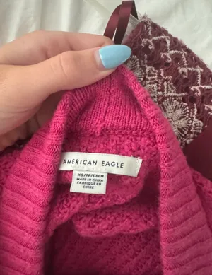 American Eagle Pink Sweater thumbnail 2