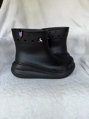 Crocs Unisex Crush Ankle Boots M6 / W 8 With Charms thumbnail 10