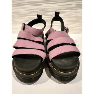 Dr. Martens Blaire Sandals‎ Womens 10 Purple Leather Strappy Platform AW004 thumbnail 2