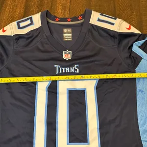 Women's Nike DeAndre Hopkins Navy Tennessee Titans Game Jersey-Medium thumbnail 7