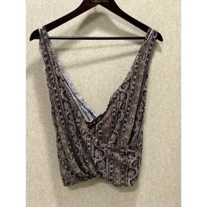 Free People Summer Bloom Your Twisted Tank Top Women's Size‎ Small Boho Floral thumbnail 3