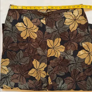 Tommy Bahama 100% Silk Tropical Floral Pants Wide Leg Resort Y2K Size 14 thumbnail 4