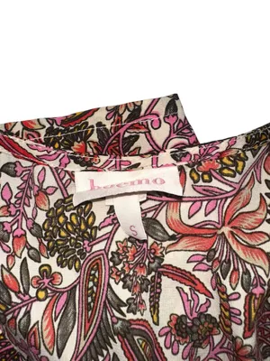 Anthropologie Boemo Boho Floral Paisley Print Bell Sleeve Tiered Maxi Dress S thumbnail 4