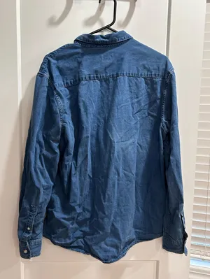 H&M Denim Button Down thumbnail 3