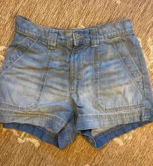 Old navy Denim High-Rise Casual Shorts - Light Blue thumbnail 1
