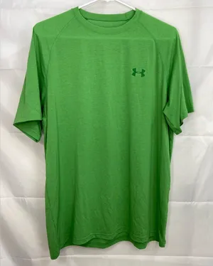NWOT Under Armour‎ men’s green loose heat gear lightweight active shirt athletic thumbnail 1