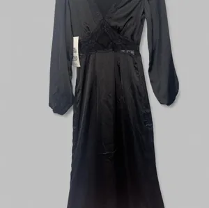 ASOS Never Fully Dressed Mimi Black Maxi Slip Dress xs thumbnail 2