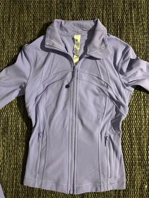 Lululemon Define Cropped Jacket *Nulu Dark Lavender Lightweight Soft Sculpting thumbnail 3