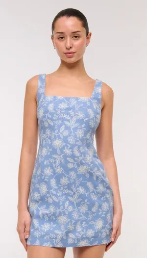 Abercrombie & Fitch Linen Blend Skort thumbnail 1