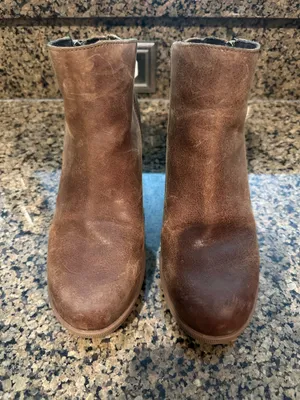 Sorel leather wedged booties  thumbnail 2