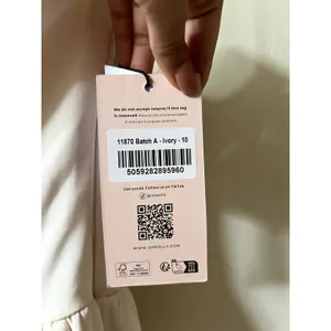 Oh Polly Gloriana Convertible Bow-Detail Bubble Hem Midaxi Dress in Ivory Size 6 thumbnail 11