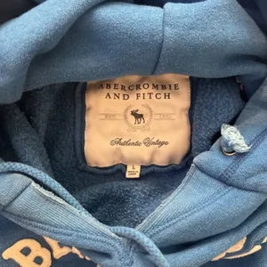 Y2K Large Abercrombie & Fitch Blue OG Hoodie thumbnail 10