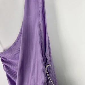 NWT Six/Fifty The Everly One-Shoulder Midi Dress Ribbed Purple Size Medium M NEW thumbnail 9