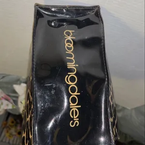 Bloomingdale’S Cheetah Print Patent Leather Mini Tote Bag Preloved thumbnail 11