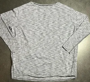 Lululemon Women’s Size M Oversized Grey Long Sleeve Shirt thumbnail 1