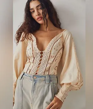 ❤️Free people Regina Bodysuit thumbnail 2