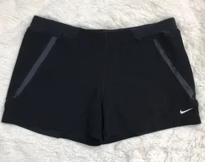 Nike FIT DRY Stretch Workout Shorts stretch black sz Small thumbnail 1