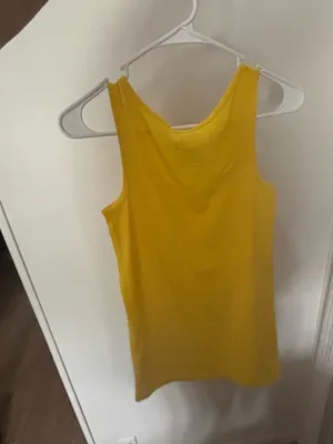 Time And Tru Yellow tank top thumbnail 2