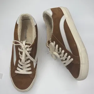 Madewell Sidewalk Low-Top Sneakers in Suede and Sherpa S-459 Sz 9.5 thumbnail 2
