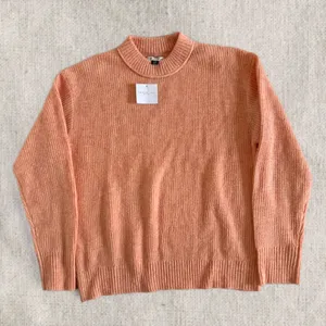 American Eagle Crewneck Sweater Size S Pink Orange NWT Soft Cozy Knit AEO thumbnail 1