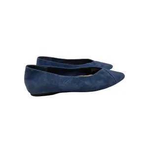 Birdies The Goldfinch Pointed Toe Suede Ballet Flats Indigo Blue Size 8 thumbnail 6