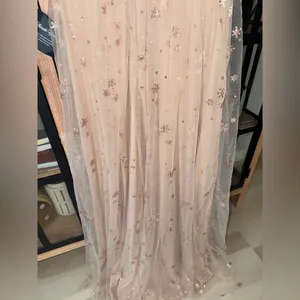 Altar'd State Tulle maxi dress ruffle flutter sleeve glitter stars formal sparkly vneck aster thumbnail 11
