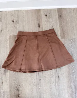 Halara faux suede skirt thumbnail 8