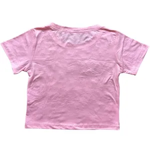 Von Dutch Y2K Pink Cropped Baby T-Shirt thumbnail 2