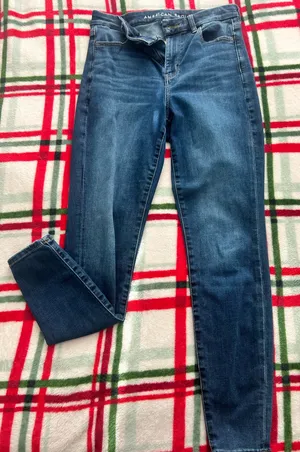 American Eagle Outfitters Next Level Stretch Skinny Jeans High-Rise thumbnail 1