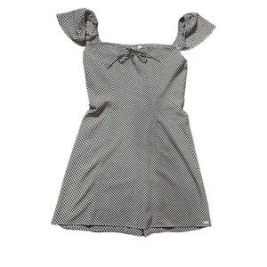 Levi’s Misha Flutter Sleeve Dress in Baby Check Sunny Cream Sz XL‎ thumbnail 3