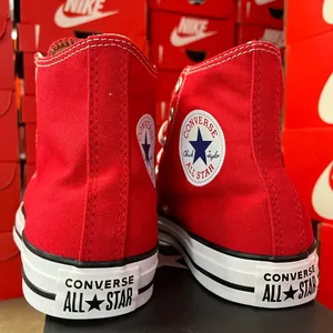 Converse Women's Red Trainers thumbnail 4