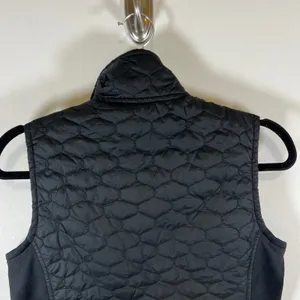 LL Bean PrimaLoft Packaway Vest Womens Small Black‎ Quilted Full Zip Gorpcore thumbnail 10