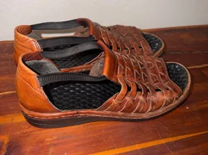 Rieker Woven Leather Sandals Size 39 thumbnail 1