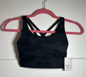 Lululemon Size 2  energy bra - Black Camo thumbnail 1